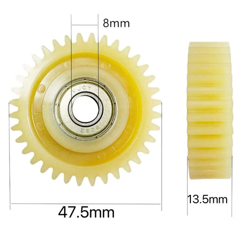 Three Pack 36T Nylon Gear Set With Preloaded Bearings For 47.5mm Left Outlet Hub Motors Fits 500W To 1000W E Mountain Bikes Fat Bikes And Scooters Plug And Play Ready To Roll