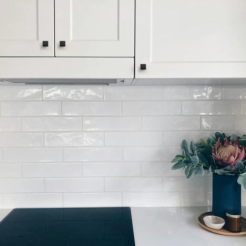 Kitchen cabinets with 25 Pack Matte Black 1-3/16 Inch Square Cabinet Knobs For Cabinets And Drawers Solid Drawer Pulls 30mm Black Hardware Easy Install Square Kitchen Knobs With Single Hole Mounting.