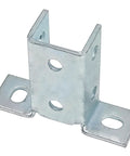 Eight Hole Wing Shape 90 Degree Connector Bracket For One Half Inch Bolt In One And Five Eighths Inch Strut Channel Six Pack Durable Fitting