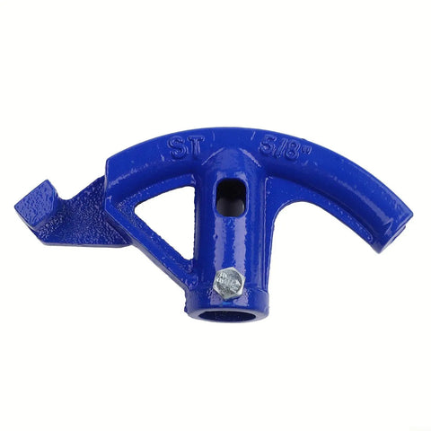 Manually Operated Steel Pipe Bender For Copper Aluminum Conduit Tube Bending Tool With Ergonomic Grip Compatible 16Mm 20Mm 25Mm 32Mm Sizes showing blue steel head.