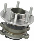 Close-up of Rear Wheel Hub Bearing Assembly Pair for Ford Transit Connect 2014 2018 Two Piece Set, metal studs visible.