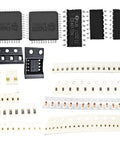 Components for DIY SMD SMT Welding Practice Board For Soldering Skill Training With NE555 CD4017 Water Flowing LED Circuit Kit