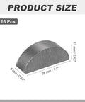 Heavy Duty 16 Piece Woodruff Key Set 28x8x11mm Carbon Steel Semicircle Keys with dimensions shown