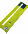 Top view of green Throat Plate Replacement For RTS12 RTS23 Table Saw With Part Number 089240035702 Fits Snugly And Snaps In Drop In Install