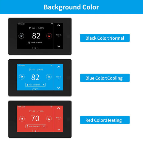 Smart WiFi Thermostat For Home Compatible With Alexa And Google Assistant 7 Day Programmable Touchscreen Color Display