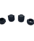 Beefed-Up Heavy Duty Windshield Wiper Linkage Bushings Set For Jeep Wrangler YJ 1987 1995, four black nylon PA12 bushings