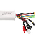 24V To 48V 17A Brushless DC Motor Controller for electric bikes and scooters, aluminum alloy body, multi-colored wires