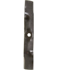 Front view of OEM Mower Blades For John Deere Tractors UC22009 M145476 Replacement M127500, 17.047-inch blade with hole.