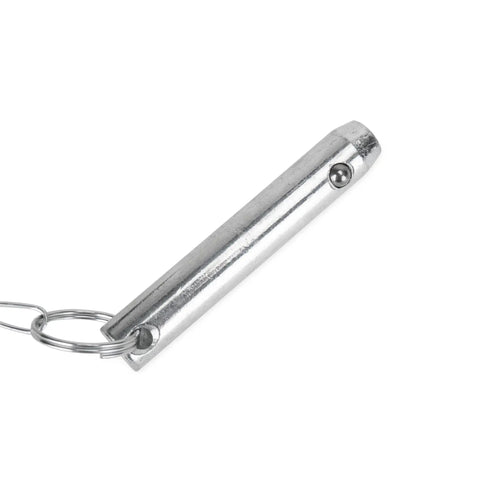 Quick grip pin design for Built Tough Telescopic RV Jack Set of Two, forged industrial steel for secure adjustments.