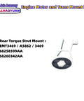 Rear Torque Strut Mount from Set of 3 Motor Mounts for Fiat 500X Jeep Renegade Compass and Ram ProMaster City 2.4L 2015 to 2020