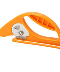 Orange Cordless Carpet Cutter Tool Pro Grade For Fast Precise Cutting Of Carpet And Aluminum Materials Built Tough Easy Grip