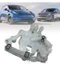 Heavy Duty Cooling Water Pump And Heat Pump Lines For Tesla Model 3 And Y, white polyamide assembly with fittings.