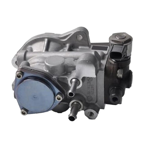 Heavy Duty Electric Fuel Pump For Toyota Fortuner And Innova Crysta 2.8L Diesel Engine showing metal body and multiple fittings.