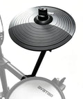 Electronic Cymbal Expansion Kit For Electric Drums With A 10 Inch Silicone Pad And Steel Arm Rack Clamp Choke Function