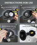 Installation steps for Gas Cap Replacement For Dodge Ram 1500 2500 3500 Charger And Challenger, Automotive Fuel Tank Cap Cover