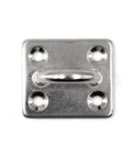 Rock Solid 304 Stainless Steel M10 Ceiling Hooks With Screws For Yoga Ropes Plant Hangers Gym Rigging flat top view of hook