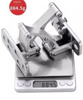 Heavy Duty Hidden Thick Door Hinges Roll Slick And Quiet On All Frames Built Solid To Take Daily Abuse On Interior And Exterior Doors Without That Annoying Squeak For Peaceful Long Term Use, weighing 884.5g.