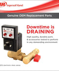 Ingersoll Rand OEM replacement parts showing EDV electronic drain valve