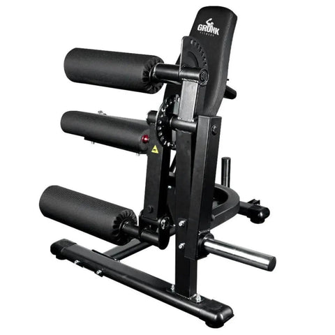 Plate Loaded Leg Extension And Curl Machine For Home Gym Seated Leg Curl And Quad Extension With 180 Lb Plate Load 11 Gauge Steel Frame Adjustable Strength Training Gear For Quad And Hamstring Isolation with padded support bars