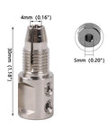 Flex Collet Coupler For 5mm Motor Shaft And 4mm Flex Shaft Stainless Steel Flexible Coupling For RC Boats And Submarines