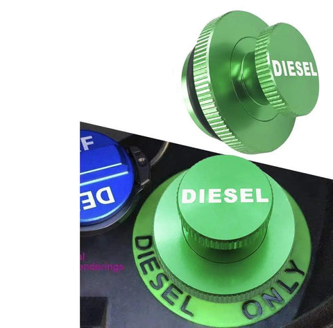 Dodge Ram Diesel Fuel Tank Cap With Hidden Magnetic Lock, Aluminum Replacement Cap For 2013-2018 Ram 1500 2500 3500 Trucks