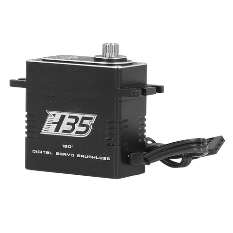 Hella Precise 35kg Digital Servo Motor With Rock Solid Metal Gears For RC Cars Drones And Robot Builds Featuring High Torque Output and smooth rotation.