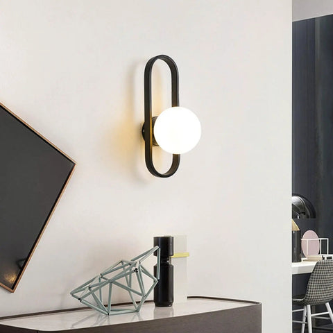 Fresh Modern Glass Wall Sconce Lighting For Bedroom And Living Room Indoors Or Outdoors Creative Nordic Style Reading Lamp With Bright Led Bulbs For Dope Home Decor And Total Glow Up Night Vibes Tonight on a modern wall