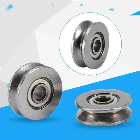 20 Pack V Groove Ball Bearings V623ZZ 3x12x4mm Double Shielded Pro Grade Mini Rail Guides For Linear Motion Systems CNC Rails And Track Projects Durable Carbon Steel Construction display