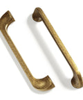 Antique Brass 6 Pack 5 Inch Center To Center Cabinet Handles Retro Drawer Pulls Vintage Kitchen Hardware Mid Century Modern Dresser Bar Pulls Casual Luxury.