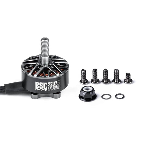 2100KV FPV Motor For 5 Inch Drones, 2207.5 Size, N52H Magnets, 6S Compatible, with screws and nuts