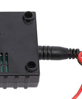 Close-up of Portable 20W RC Battery Balance Charger with built-in safety guards, showing connection port and black casing.