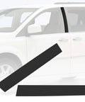 Pillar trim door molding set in black for 2008–2020 Chrysler Town & Country/Dodge Grand Caravan (driver and passenger sides).