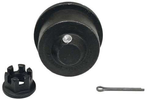 Front Lower Suspension Ball Joint For Chevy Silverado 2500 HD And GMC Sierra 2500 HD 2011-2022, Also Fits Silverado 3500 HD, black metal with cotter pin and castle nut