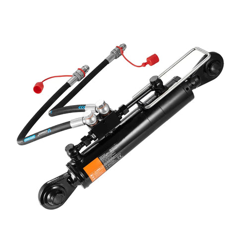 Heavy Duty Hydraulic Top Link Tractor Attachment Adjustable Cylinder Kit Knocks Out Heavy Tasks Smooth With Dual Hoses And Safety Check Valve Built Tough For Backbreaking Jobs No Sweat