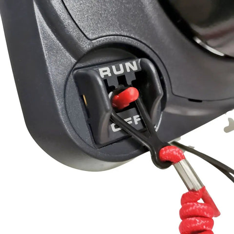 Outboard Remote Control Box With Concealed Side Mount Throttle No Key Switch For Mercury 8M0011213 showing stop switch and lanyard
