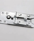 Heavy Duty Sectional Sofa Connectors Six Pack Metal Furniture Brackets For Couch And Loveseat Adjustable Non Slip Locks - close up of a steel connector.