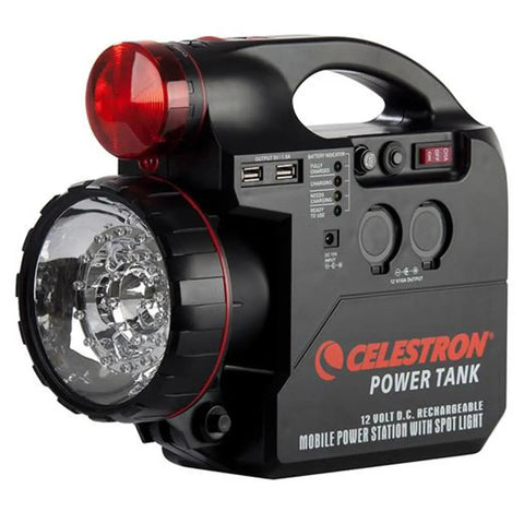 PowerTank 12V Telescope Battery Pack Off Grid Ready Portable 84Wh Power Supply For Computerized Telescopes With Dual USB Ports