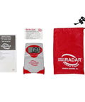 Tempo Timer Swing Training Partner For Golf And Baseball with Doppler measurements, including device, manual, bag, and card