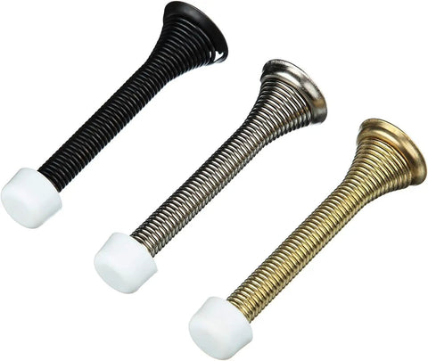Door Stop Tip Caps For Doors And Walls 0.39 Inch ID Rubber Door Stopper Bumpers White Soft Yet Durable Protection Cushions