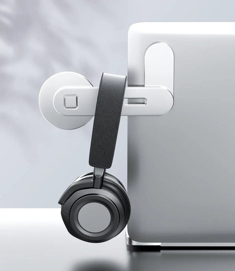 Magnetic Laptop Phone Holder With MagSafe For iPhone 12 To 17 Side Monitor Mount on laptop, slim foldable bracket