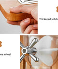 Tri Head Cereal And Candy Dispenser With Smooth Pour Spout For Fresh Coffee Beans and Nut Storage Countertop Organizer Daily Grind Essential Gonna Love This No Drip Build with thickened solid wood top and silicone wheel.