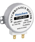 Top Notch Synchronous Motor 220V 50Hz 4 RPM CW CCW Replacement For Microwave Oven Turntable smooth motor with label.