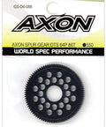 Spur Gear DTS 64P 86T GS-D6-086 Replacement for RC Hobby Gearboxes black gear in packaging.