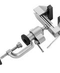 3 Inch Table Vise With Swivel And 360 Degree Tilt, Handy Workhorse Vise for Drilling, Woodworking, Jewelry Making, Aluminum Frame