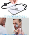 Military Grade Signal Mirror Survival Tool With Small Compass And Whistle Grab And Go 3x2 Inch Reflector with protective film.