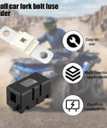 Heavy Duty 80 Amp AMI Midi Fuse Holder Kit With Nylon Housing And Stainless Bolts For Built Different Trucks And Construction Rigs Universal Tow Haul Ready Protection, showing small car fork bolt fuse holder.
