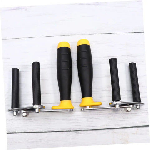 Heavy Duty Gypsum Board Lifter Tool For Ceramic Tile And Glass With Ergonomic Handle No Sweat Drywall Plywood Lifting Clamp.