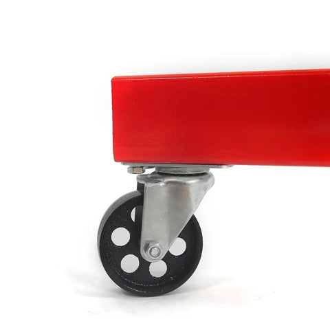 Heavy Duty Hydraulic Engine Hoist Cherry Picker Shop Crane With Folding Design For Garage And Auto Repair 4000 Pound Capacity wheel detail
