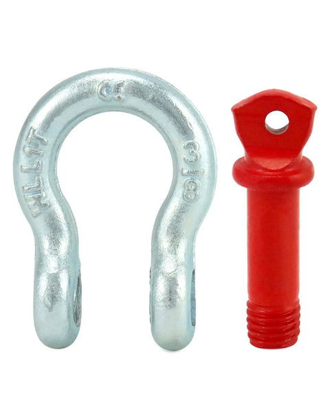 Hella Rugged Three Eighths Inch Galvanized Screw Pin Anchor Shackles Ten Pack Zinc Coated D Ring Connectors Rock Solid Heavy Duty Towing Hardware With Two Thousand Four Lbs Capacity For Trucks And Boats