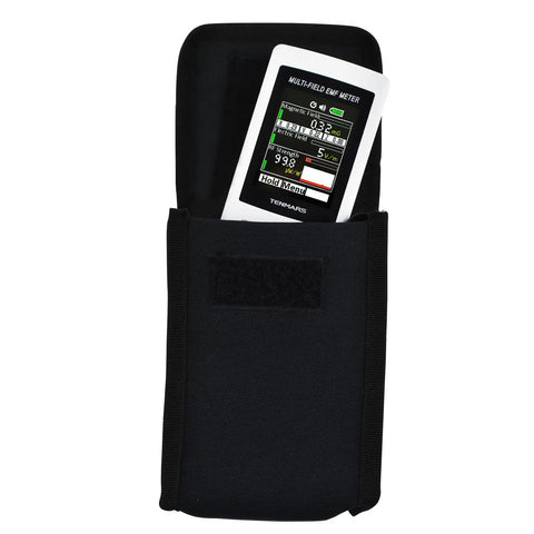 Pocket EMF Meter With Multi Field Readout Up To 2000mG ELF RF Gauss Meter Electric Field And Electromagnetic Field Strength Tester in case